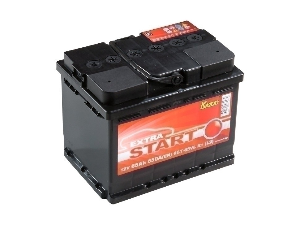 КАТОД EXTRA START 6СТ-65VL R+ (L2)