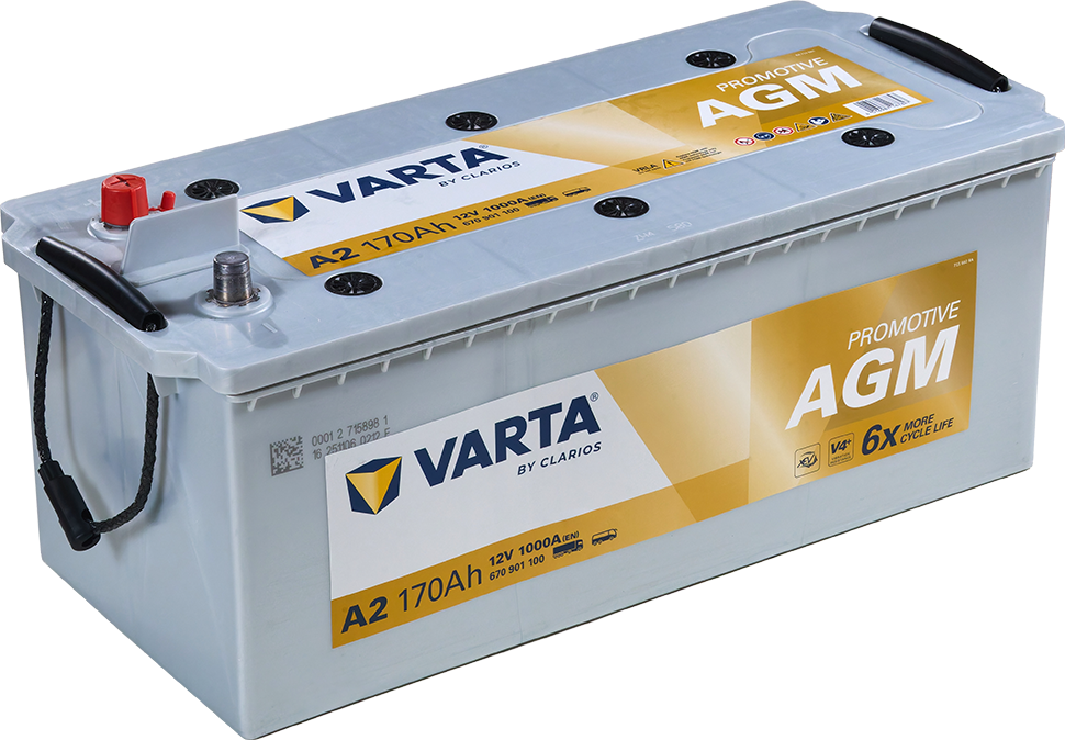 VARTA Promotive AGM 670 901 100 A2