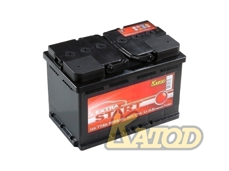 КАТОД EXTRA START 6СТ-77VL L+ (L3)
