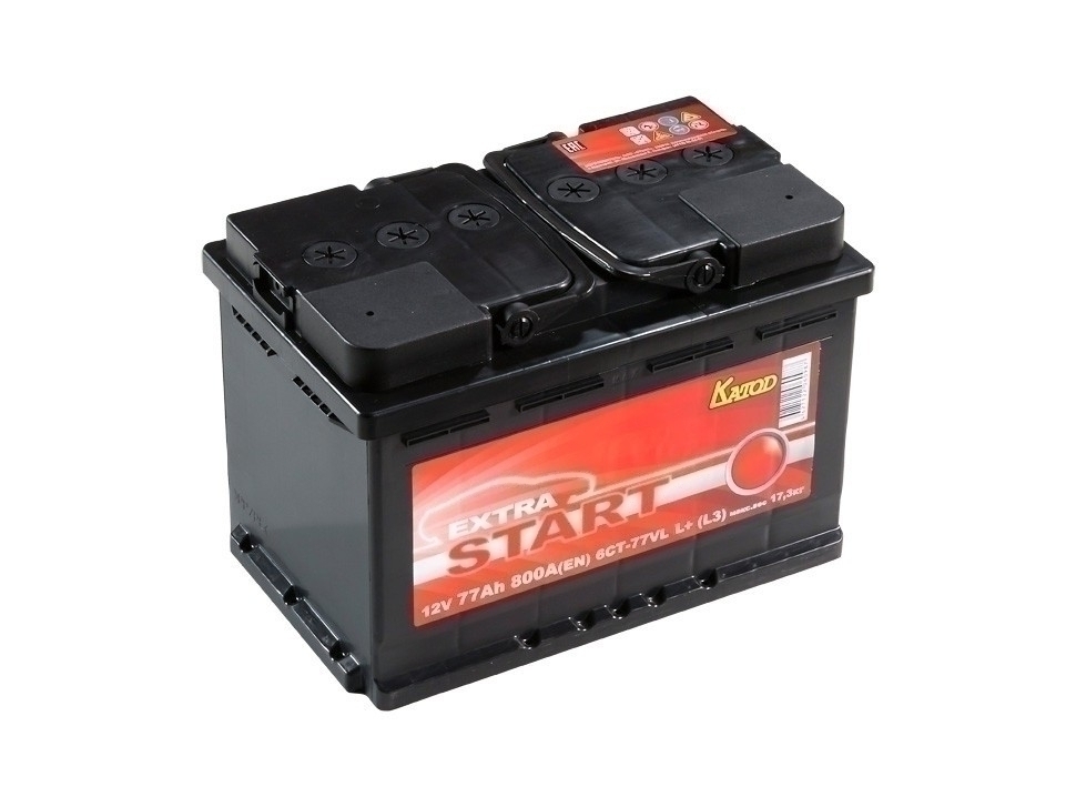 КАТОД EXTRA START 6СТ-77VL L+ (L3)